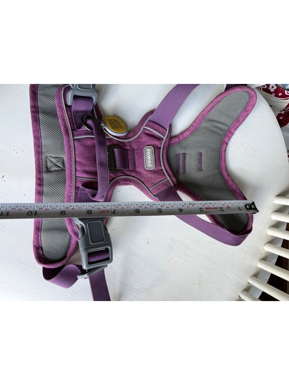 PAWAii Purple and Gray Medium Dog Harness